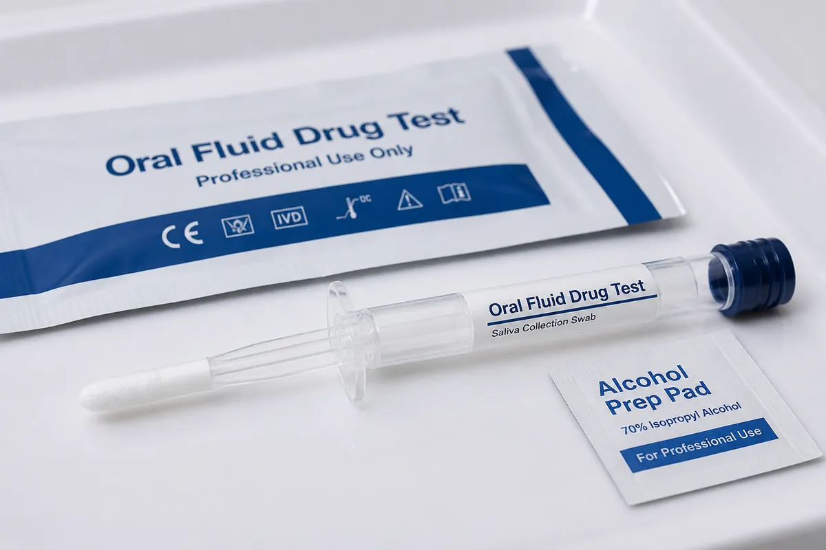 Saliva swab drug test with alcohol screening — Tampa Florida
