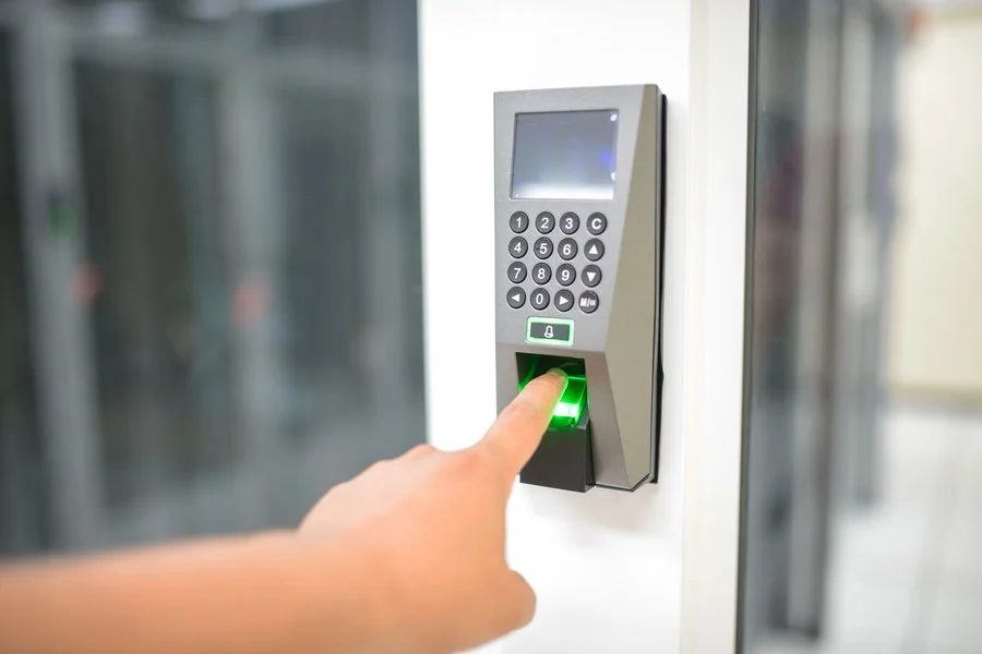 LiveScan fingerprint scanner at Tampa office — Florida background checks